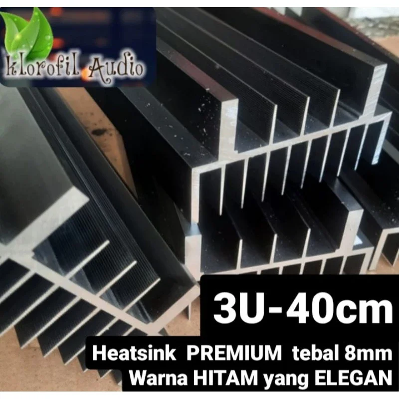 HEATSINK PENDINGIN HS 3U 40CM TEBAL 8MM ORIGINAL HEATSING BUIL UP
