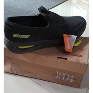 New Bata POWER DD100 Black Shoes Size 44