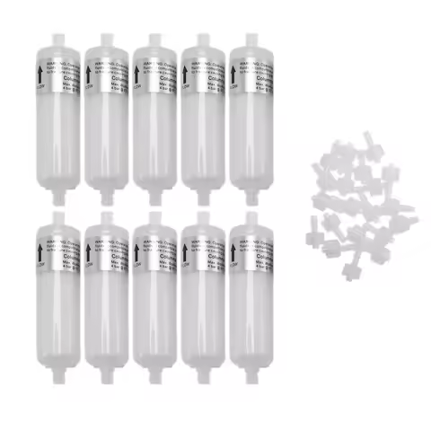 10PCS Capsule Ink Filter 80mm Long for Solvent Printer Myjet Allwin Crystaljet Witcolor Gongzheng Jh