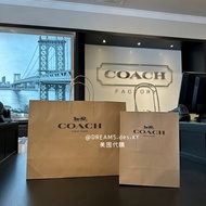 United States Daigou Coach outlet Counter Paper Bag Gift Plus Purchase Area ️ Tote Jewelry Dust