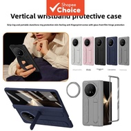 Bumper Anti-fingerprint Business Case for Honor Magic V5 Classic for Honor Magic V5 Wristband Phone 