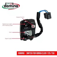 Domino Handle Switch For Honda Click150i &125i with Pssing Light Hazard Light