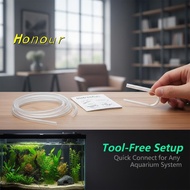 [Honour-t] 5Pcs U Shape Tube Acrylic Aquarium Connector Fish Tank Air Pump Air Tube Filter Connectin