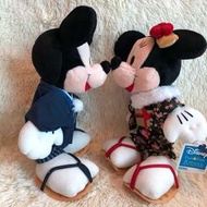 日本 Sega Prize 景品 Mickey and Minnie 米奇米妮 和服 結婚 公仔 一對 (保證日版)