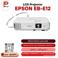 EPSON EB-E12 LCD 3,600 lm/XGA Projector