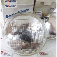 Headlamp Sealed Beam 7" Round Wagner / Diamond / Germany 6014 halogen 12.8V 60/50W DOTH94 M4 (6024) 