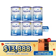 [Bundle of 6] Aptamil Profutura KID Cesarbiotik Stage 3 Growing Up Milk (800g)