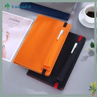 TAMAKO Agenda Book, Daily Weekly Planner Hard Cover Strap Notebook, High Appearance PU Leather with 