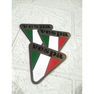 ITALY STAINLESS TRIANGLE VESPA EMBLEM