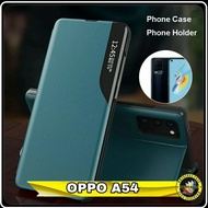 Case Oppo A54 FlipCase Dompet Kulit oppo A 54 Miror Slim