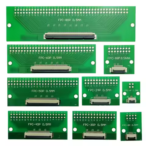 FFC FPC Flexible Cable Adapter Board 0.5mm to 2.54mm Connector 4/6/8/10/12/14/15/16/18/20/22/24/26/3