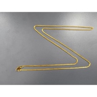 916 Gold Chain Necklace for Women Rantai Leher Emas 916 Lelong Bangkok 916