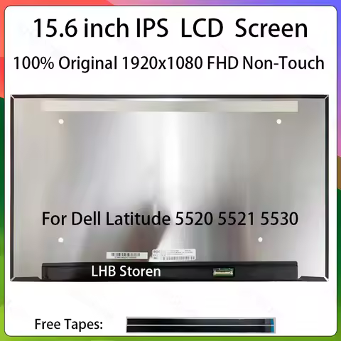 15.6 Inch Laptop LCD Display Screen For Dell Latitude 5520 5521 5530 NE156FHM-N4X 1920x1080 IPS 30Pi