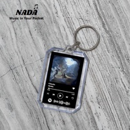GANTUNGAN Spotify Keychain Hindia Ring | Premium Scan Barcode Song Keychain