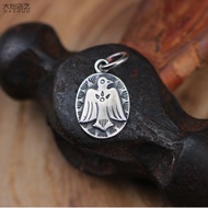 สร้อยคอเงินแท้ 925 แบบแฮนด์เมดสำหรับผู้ชาย สร้อยคอรูปนกพิราบแบบเรโทร Navajo ของ First Arrows ของตกแต