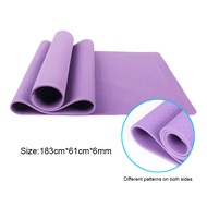 EVA Yoga Mat 6mm Soft High Density Extra Thick Yoga Mat Anti Slip Exercise Mat Workout Mat For Home 