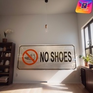 FLOOR STICKER - No Shoes Allowed Sign