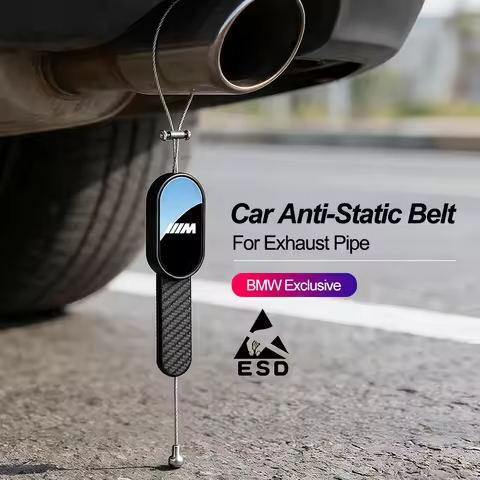 Car Anti-Static Belt Grounding Strip Adjustable Conductive Tool For BMW M E46 E90 E60 F30 G20 X1 X2 