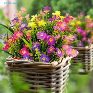 ROFOMON Artificial Flowers, Plastic Fake Fake Greenery Shrubs Plants, Home Decor UV Resistant Creative Fake Flowers Living Room