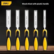 Deli Wood Carving Flat Chisel 10mm~25mm Carving Knife For Woodcut Working Carpenter Woodworking Tool