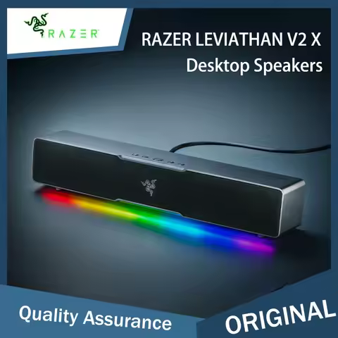 Razer LEVIATHAN V2 X Gaming Bar Speaker RGB Light Effect Computer Desktop Speaker USB Type C Power S