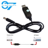 WiFi to Powerbank Cable DC 5V to 12V 1A USB Cable Boost Converter Step-up Cord Connector DC 5V to DC 9V / 12V Step UP Module