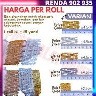 Indian lace gold silver silver plain colorful rainbow round snake shape motif Indian custom circular