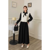 Gamis Dress Vest Combination 2638