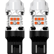 LASFIT T3 7440 7443 LED Isyarat Belok Amber, Mentol Isyarat Belok Tanpa Ralat CANBUS Super Terang 40