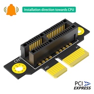 20mm PCIE X1 3.0 90 Degree Reverse Male to Female Riser Card PCI Express 1X to 1X Converter Adapter 