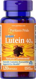 Puritan's Pride 葉黃素 40毫克 120粒軟膠囊 含玉米黃質 Lutigold™ Free Lutein