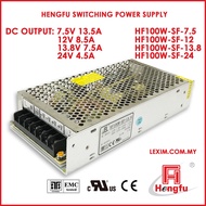 HF100W-SF-7.5 HF100W-SF-12 HF100W-SF-13.8 HF100W-SF-24 HENGFU Switching Power Supply 7.5V 13.5A 12V 
