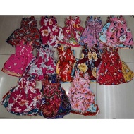 5pcs Challis Dress Smocking for baby girl 0-2yr old