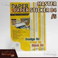 Master Paper Sticker B4 /5 Paper Stickers