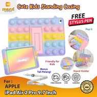 UNGU Bubble Case iPad Air 2 / Pro 9.7 2014 2016 A1673 A1674 A1675 A1566 A1567 Pop It Cute Kids Child
