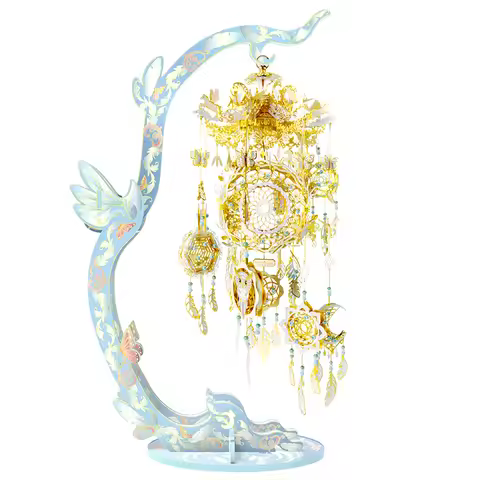 Picture Kingdom 3D Metal Nano Puzzle Dream Catcher model Kits DIY 3D Laser Cutting Jigsaw Toys for a