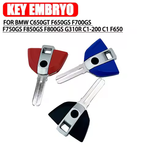 Motorcycle Parts Blank Keys Uncut Blade Embryo key For BMW C650GT F650GS F700GS F750GS F850GS F800GS