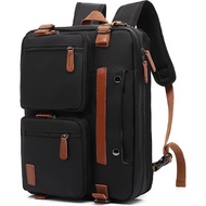 CoolBELL Men's 15.6/17.3 Inch Laptop Bag Canvas Briefcase Messenger Travel Shoulder Bag aab