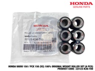 HONDA VARIO 150 PCX 150 V2 100% ORIGINAL ROLLER SET 6 PCS 22123-K36-T00