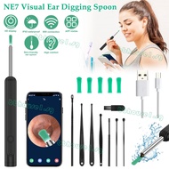 Ear Wax Removal Tool with Camera 1296P HD Otoscope Ear Cleaner Wireless Ear Otoscope Earwax Removal Kit Compatible with iOS Android SHOPQJC6624