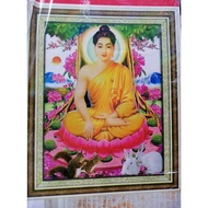 Diamond painting of Shakyamuni Buddha sitting under a Bodhi tree (self-adhesive) DF2843