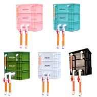 3-layer baki filter tank for aquariums, size 30x20x35cm and 40x30x50cm