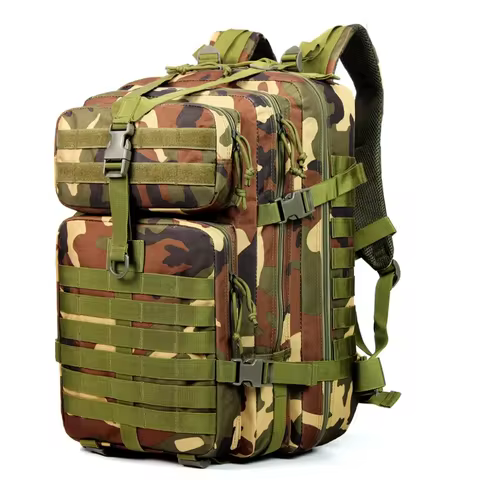 50L Military Tactical Backpack MOLLE Outdoor Camping Hiking Assault Pack Waterproof Molle Backpack 3