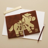 [New Year Style] Of The Horse Limited Japan MATOKA 2026 Month Itinerary Diary B6-Golden EL COMMUN