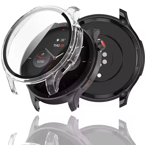 Protective Case For Amazfit GTR 4 Tempered Glass Cases Smart Watch Accessories For Huami Amazfit GTR