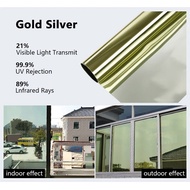 WEFILM Tinted Film for Windows Home One Way Mirror Window Tinted Film Daytime Privacy Heat Control A