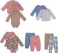 Baby Flexy Soft 4-Way Stretch Knit and Fleece Wardrobe Gift Set