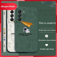 [Premium Product] Soft phone case with astronaut printed for Samsung Galaxy S20 FE Plus Ultra S20FE S20Plus S20Ultra