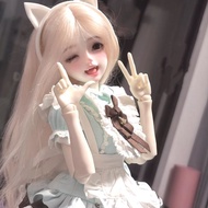 Modern Wedding Dress bjd Doll Makeup Exquisite Doll Mystery Box Room Doll Handmade Children's Holida