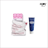 【agoy】瑜伽鋪巾組合 Gecko Touch 標準圈圈鋪巾 野玫紅+防水袋+黑肥皂